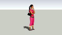 Lady Casual Hispanic