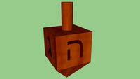 Wooden Dreidel