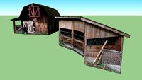 The old Barn Yard at Bowen Park