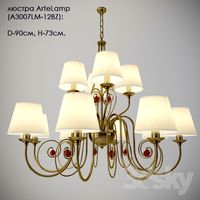 Chandelier ArteLamp (A3007LM-12BZ)