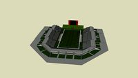 a football stadium