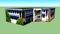 Building in Bron, France