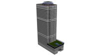 edificio residencial con mirador