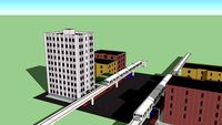 Detroit People Mover Midtown & Newcenter route