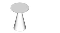 HighTower Cone Bar Table - Additional Files Available