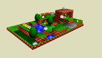 3D Sonic, Green Hill Zone