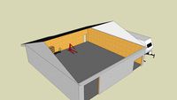 my simple 50' x 50' shop