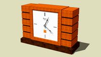Frank Lloyd Wright Usonian Mantel Clock