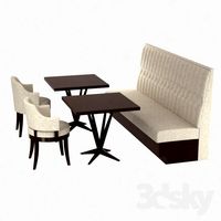 Table and chair Pastille