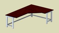 63' x 95.5' office worktable