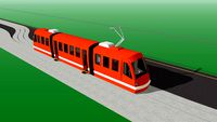 3-Section Articulating Municipal Electric Tram