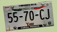 placas del distrito federal