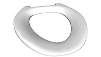 K-4652-A Lustra(TM) Quick-Release(TM) elongated toilet seat with anti-microbial agent