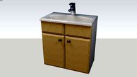 Unterschrank mit Waschbecken
