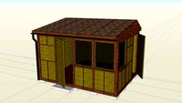 small wood house