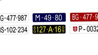 Serbian License Plates (Српске Таблице)