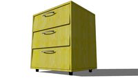 IKEA chest of drawers on wheels 'Goliat'