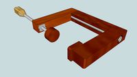C Clamp wood by Steinie44