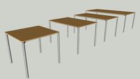 Fritz Hansen - plano dining tables