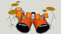 Lars Ulrich Tama Drum Set