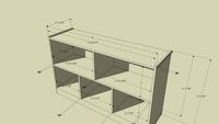 hinged toy cabinet