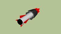 Sonic Nuclear Missile model Topol-S or Szopol-S