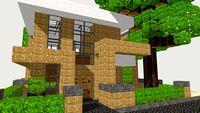 Keralis Minecraft Small House 16x16 Lot