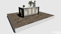 Jamison Kitchen Island by Kraftmaid Cabinetry - KBIS 2011