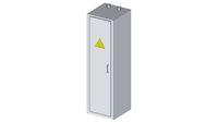 Gasflaschenschrank, EN 14470, 373-001, 600x2050x615mm, 1 Tür links