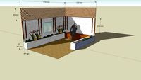 rear courtyard