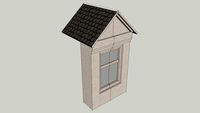 Gabeled Dormer Window
