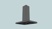 90cm Vera Island Rangehood - IS4110SP - Schweigen