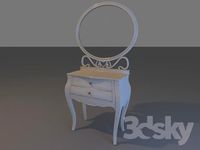 Kamoda model and mirror Modenese Gastone