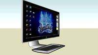 MONITOR LCD 22' HP w2207h