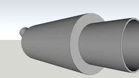 Canon exhaust pipe