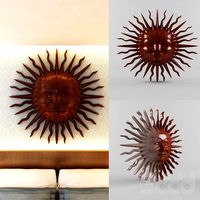 sun wall sculpture