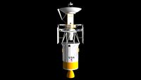 magellan spacecraft (with retrorocket )