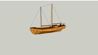 Little crude schooner