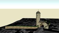 Sackturm von 1443 mit Sacktor von 1300