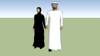 Emirati Couple 3D