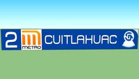 Letrero de la estación Cuitlahuac