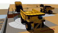 Mining Truck Turntable (Surface) 15m Diameter 700 Ton Patent Pending