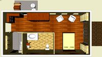 john's wing bath west - updated w closet and open pantry...