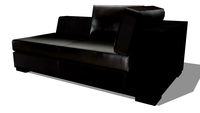 méridienne lit G. TERENCE cuir marron, maisons du monde, ref 124761 prix 860