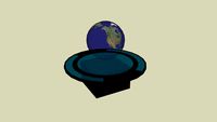 Earth Hologram Table