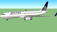 United 737-800