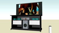Entertainment Center Shelf with DVD's