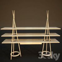Multifunctional modular shelf Tipi