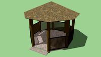 Kiosque en bois