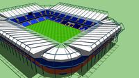 Modern EPL stadium